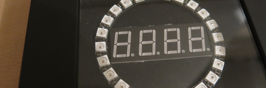 Часы на Arduino с анимированным кольцом